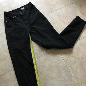 Vintage 80's/90's Jordache High waisted jeans Black sz 5/6